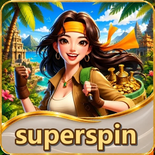 Pratinjau kotak paket APK superspin Android sebelum diunduh.